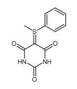 5-(methyl(phenyl)-l4-sulfanylidene)pyrimidine-2,4,6(1H,3H,5H)-trione结构式