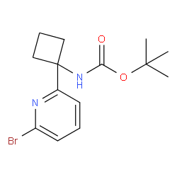 (1-(6-溴吡啶-2-基)环丁基)氨基甲酸叔丁酯图片