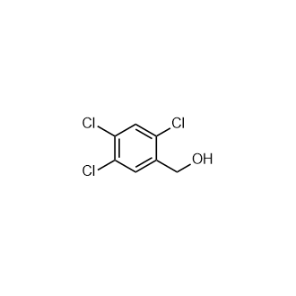 (2,4,5-三氯苯基)甲醇结构式