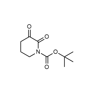2,3-二氧杂哌啶-1-甲酸叔丁酯结构式