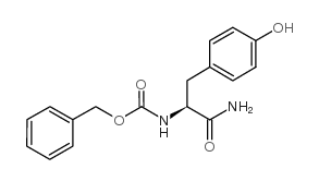苄氧羰基-L-酪氨酸酰氨结构式
