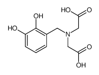 2-[carboxymethyl-[(2,3-dihydroxyphenyl)methyl]amino]acetic acid结构式