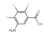 5-氨基-2,3,4-三氟苯甲酸结构式