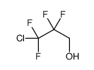 3-chloro-2,2,3,3-tetrafluoro-propan-1-ol结构式