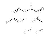 Urea,N,N-bis(2-chloroethyl)-N'-(4-fluorophenyl)- Structure