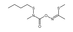 Ethanimidothioic acid, N-​[[[(butylthio)​methylamino]​carbonyl]​oxy]​-​, methyl ester结构式