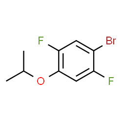 5-Bromo-1,4-difluoro-2-isopropoxybenzene structure
