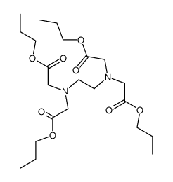 (Ethylenedinitrilo)tetraacetic acid tetrapropyl ester Structure
