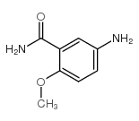 5-氨基-2-甲氧基苯甲酰胺结构式