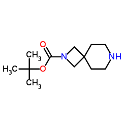 tert-Butyl-2,7-diazaspiro[3.5]nonan-2-carboxylat Structure