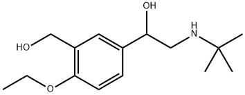 2-(tert-butylamino)-1-(4-ethoxy-3-(hydroxymethyl)phenyl)ethanol Structure
