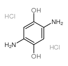 2,5-diaminobenzene-1,4-diol,dihydrochloride Structure