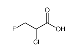 2-chloro-3-fluoropropanoic acid Structure