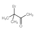 3-溴-3-甲基-2-丁酮结构式