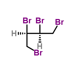 内消旋-1,2,3,4-四溴丁烷结构式