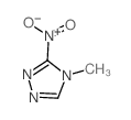 4H-1,2,4-Triazole,4-methyl-3-nitro-结构式