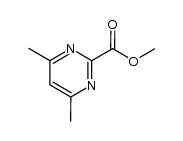 4,6-二甲基嘧啶-2-羧酸甲酯结构式