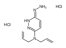 6-hydrazinyl-N,N-diprop-2-enyl-pyridazin-3-amine dihydrochloride结构式