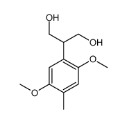 2-(2,5-dimethoxy-4-methylphenyl)propane-1,3-diol Structure