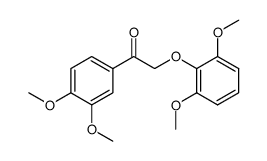 2-(2,6-dimethoxyphenoxy)-1-(3,4-dimethoxyphenyl)ethanone Structure