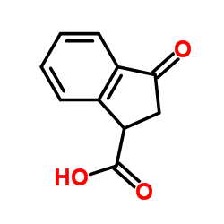3-Oxo-1-indanecarboxylic acid Structure