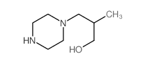 1-Piperazinepropanol, b-methyl-结构式