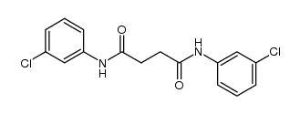 N,N'-bis(3-chlorophenyl)succinamide Structure