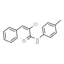 (2E)-2-chloro-N-(4-methylphenyl)-3-phenylprop-2-enamide picture