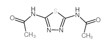 N-(5-乙酰胺-1,3,4-噻二唑)乙酰胺结构式