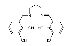 N,N′-bis(2,3-dihydroxybenzylidene)-1,3-diaminopropane Structure
