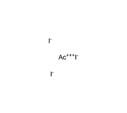 Actinium iodide Structure