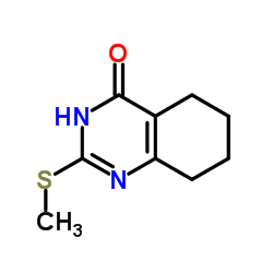 5,6,7,8-四氢-2-(甲硫基)-4-喹唑啉酮结构式