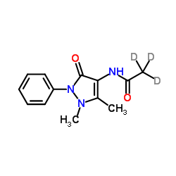 4-乙酰氨基安替比林-D3结构式