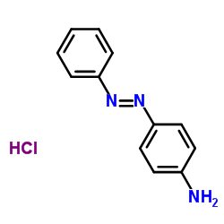 4-氨基偶氮苯,盐酸盐结构式