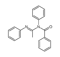 N1-benzoyl-N1,N2-diphenylacetamidine结构式