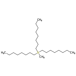 甲基三正辛基硅烷结构式