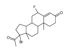 卤孕酮结构式