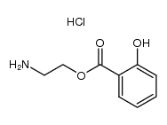 salicylic acid-(2-amino-ethyl ester), hydrochloride结构式