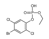 (4-bromo-2,5-dichlorophenyl) ethyl hydrogen phosphate结构式