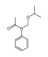 N-phenyl-N-(propan-2-yloxymethyl)acetamide结构式