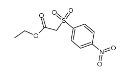 ethyl [(4-nitrophenyl)sulfonyl]acetate结构式