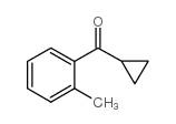 环丙基2-甲基苯基酮结构式