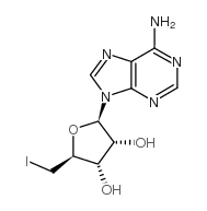 5'-iodo-5'-deoxyadenosine Structure