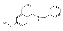 (2,4-Dimethoxy-benzyl)-pyridin-3-ylmethyl-amine Structure