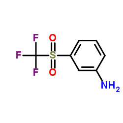 3-[(Trifluoromethyl)sulfonyl]aniline structure