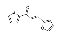 (2E)-3-(furan-2-yl)-1-(thiophen-2-yl)prop-2-en-1-one结构式