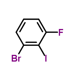 1-Bromo-3-fluoro-2-iodobenzene structure