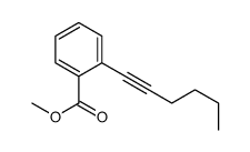 2-(1-已炔)苯甲酸甲酯结构式