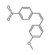 (Z)-1-methoxy-4-[2-(4-nitrophenyl)ethenyl]benzene结构式