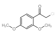 2-氯-1-(2,4-二甲氧基苯基)乙酮结构式